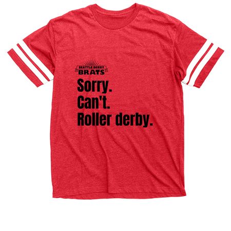 Life of a Skater, a Vintage Red / White Football Jersey Tee