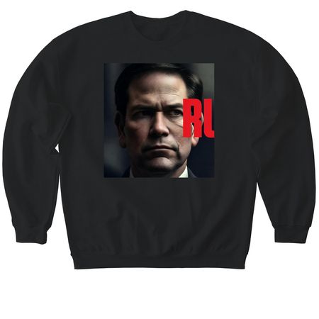RUBIO, a Black Softstyle Crewneck Sweatshirt