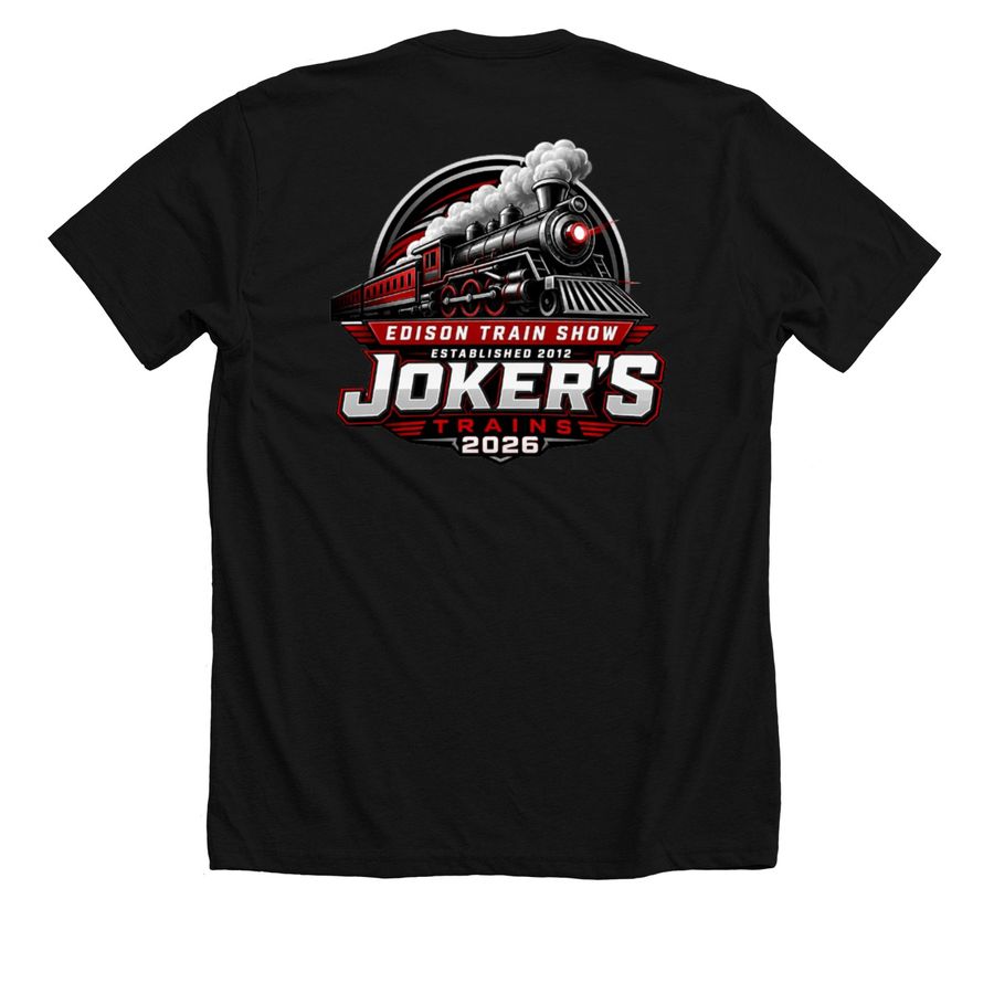 Edison Train Show, a Solid Black Blend Premium Unisex Tee