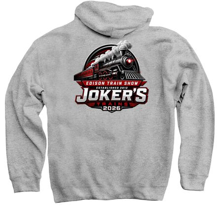 Edison Train Show, a Sport Grey Pullover Hoodie
