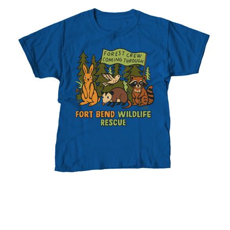 FBWR&nbsp;, a Royal Blue Youth Unisex Tee