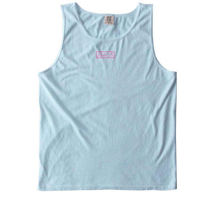 Leslie?s Tank ll, a Chambray Comfort Colors Tank Top