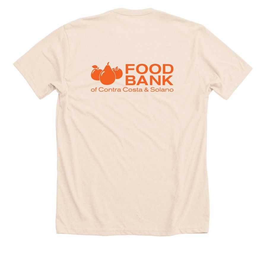 Take Action Today, a Heather Soft Cream Premium Unisex Tee (back-view)