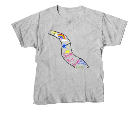 Side By Side, a Sport Grey Youth Unisex Tee