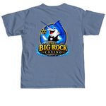 Official Big Rock Apparel, a Blue Jean Comfort Colors Unisex Tee (back-view)