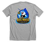 Official Big Rock Apparel, a Athletic Heather Premium Unisex Tee (back-view)