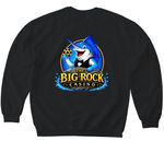 Official Big Rock Apparel, a Black Softstyle Crewneck Sweatshirt (back-view)