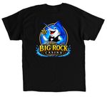 Official Big Rock Apparel, a Black Classic Unisex Tee (back-view)