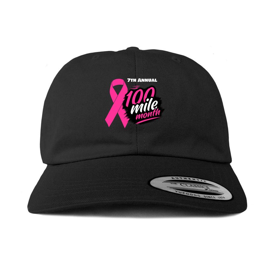 100 Miles Closer, a Black Printed Classic Baseball Cap