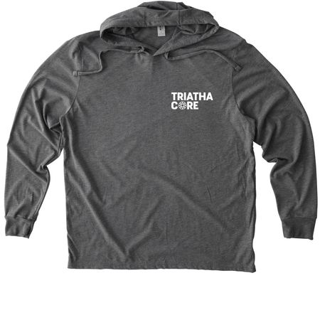Dawn Patrol Swimming&nbsp;, a Aluminum Grey Allmade Eco Triblend Hoodie Tee