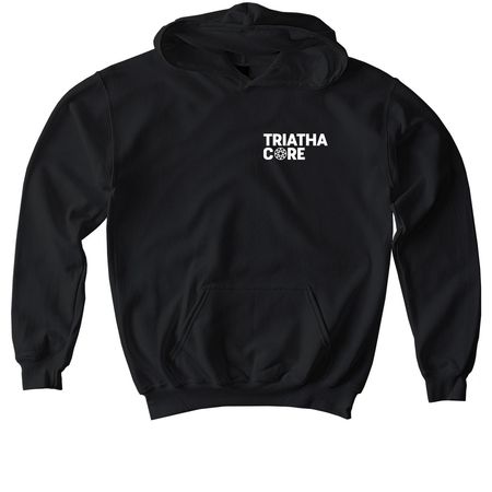 Dawn Patrol Swimming&nbsp;, a Black Softstyle Youth Pullover Hoodie