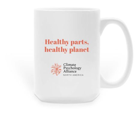 Healthy parts, healthy planet, a White Large Coffee Mug