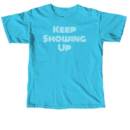 PTC to NYC, a Lagoon Blue Comfort Colors Unisex Tee