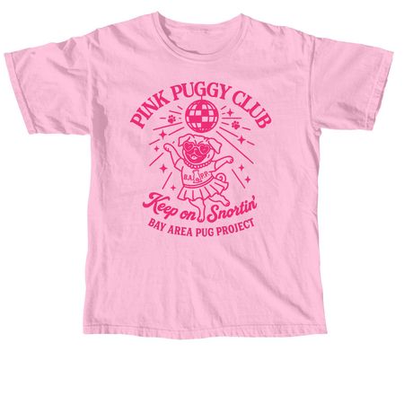 Pink Puggy Club, a Blossom Comfort Colors Unisex Tee