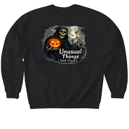 Another Design, a Black Softstyle Crewneck Sweatshirt