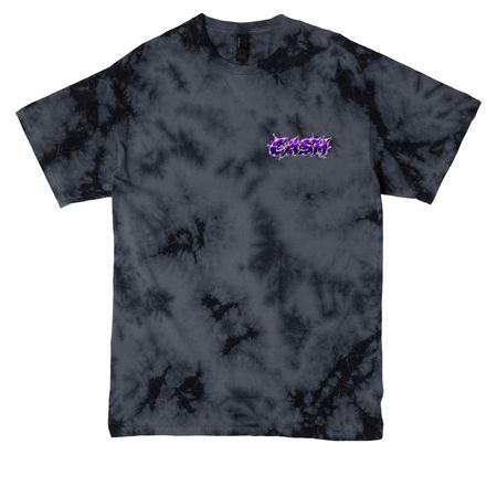 Cash, a Black Crystal Tie Dye Tee
