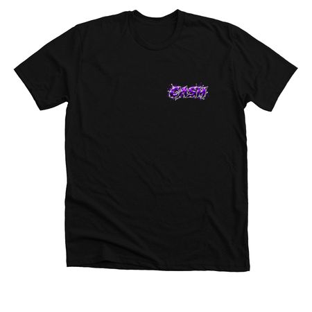 Cash, a Solid Black Blend Premium Unisex Tee