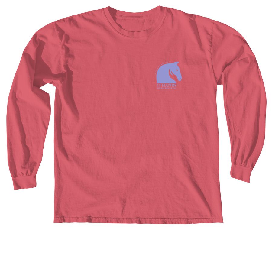 Help the Herd, a Crimson Comfort Colors Long Sleeve Tee