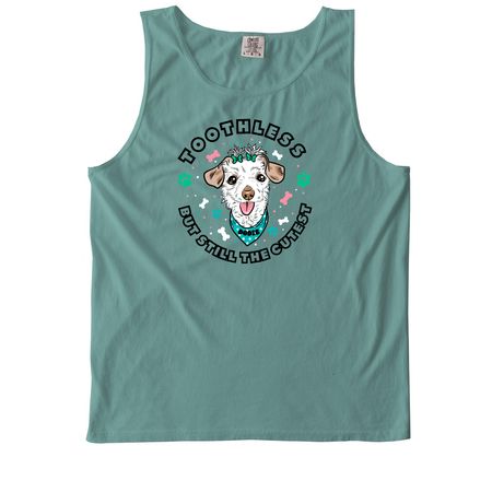 SDS - Toothless But Still the Cutest / Dodie, a Seafoam Comfort Colors Tank Top