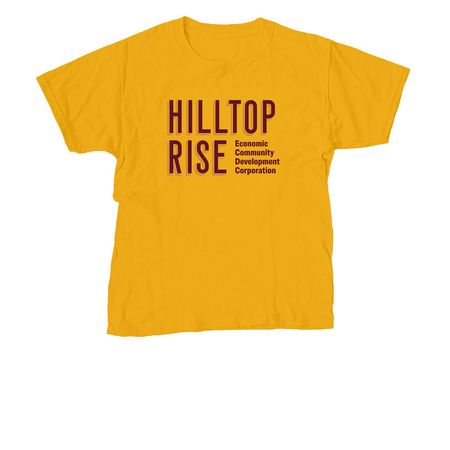 Hilltop RISE Tee, a Gold Youth Unisex Tee