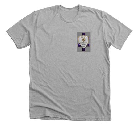 Grand Encampment Knights Templar, USA, PHA, a Athletic Heather Premium Unisex Tee