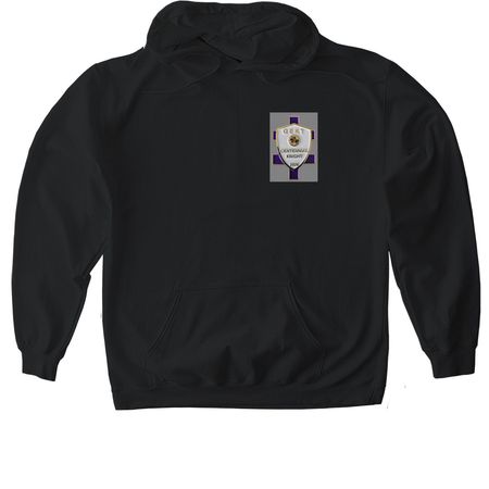 Grand Encampment Knights Templar, USA, PHA, a Black Gildan Softstyle Pullover Hoodie