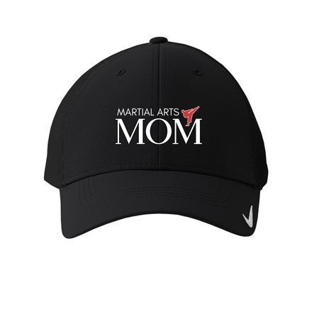 Martial Arts Boy Moms, a Black Printed Nike Dri-FIT Legacy Performance Cap