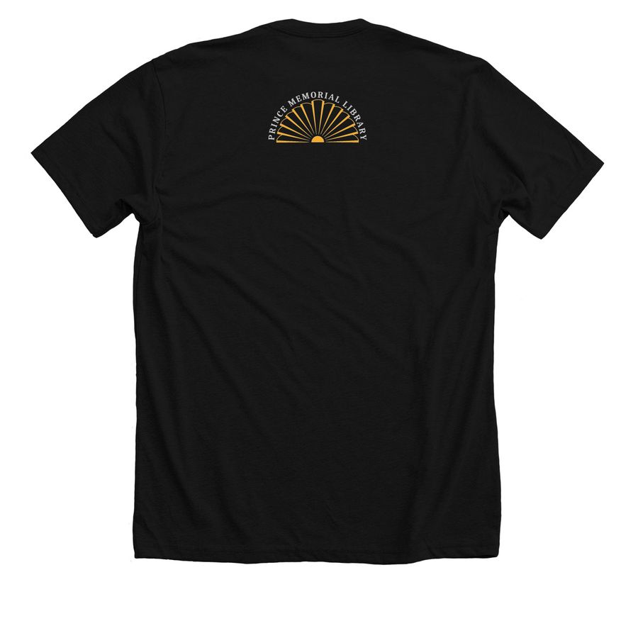 Consider This A Sign&nbsp;, a Solid Black Blend Premium Unisex Tee (back-view)