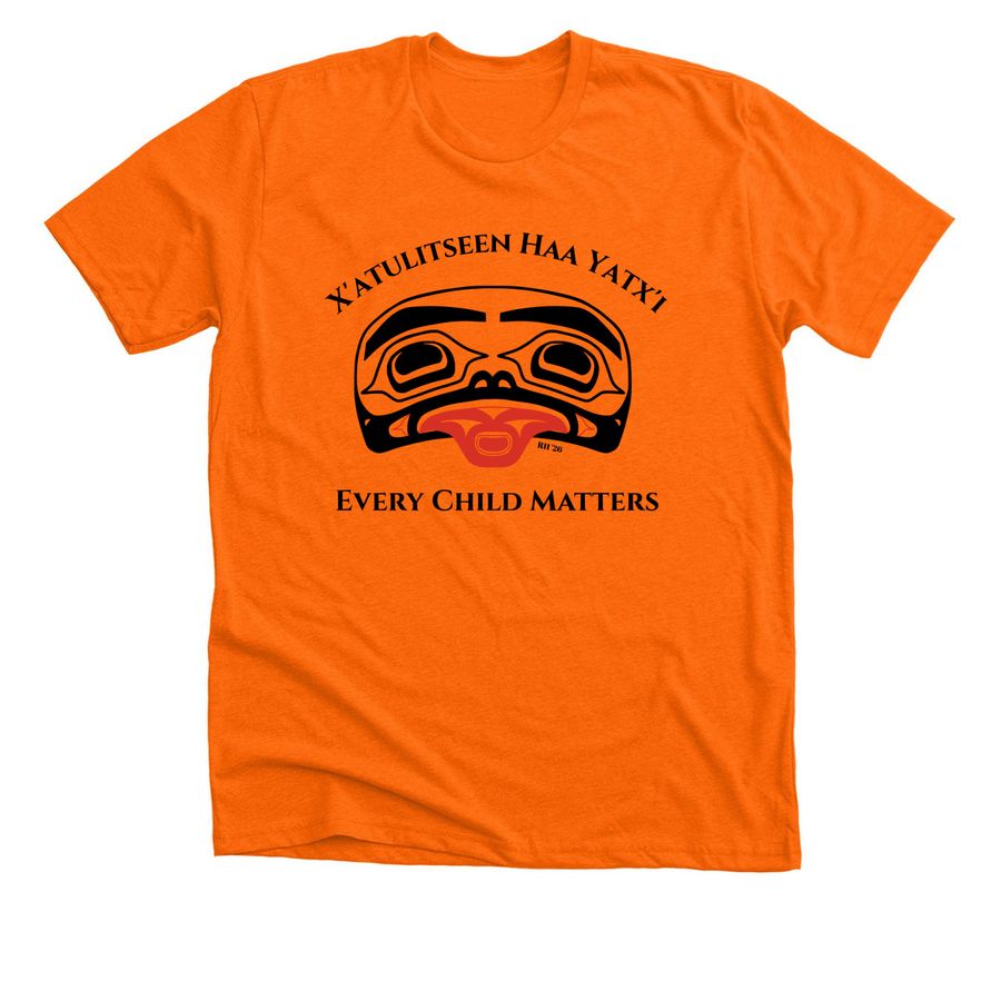 Orange Shirt Day, a Neon Orange Premium Unisex Tee