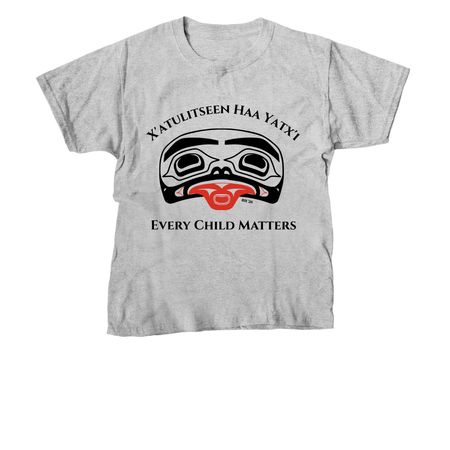 Orange Shirt Day, a Sport Grey Youth Unisex Tee