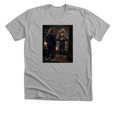 LEAD, PROTECT, PROVIDE, a Athletic Heather Premium Unisex Tee