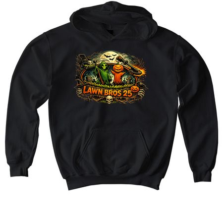 Youth Halloween, a Black Softstyle Youth Pullover Hoodie
