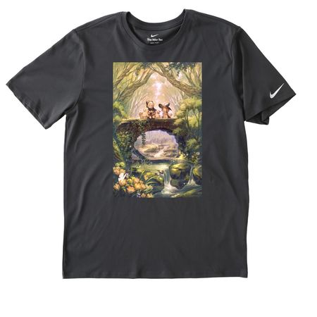 On the Bridge (Anime Nike Unisex Tee), a Anthracite Nike Dri-FIT Jersey Blend Performance Tee