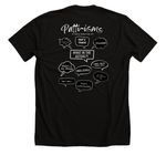 Patti?s Retirement&nbsp;, a Solid Black Blend Premium Unisex Tee (back-view)