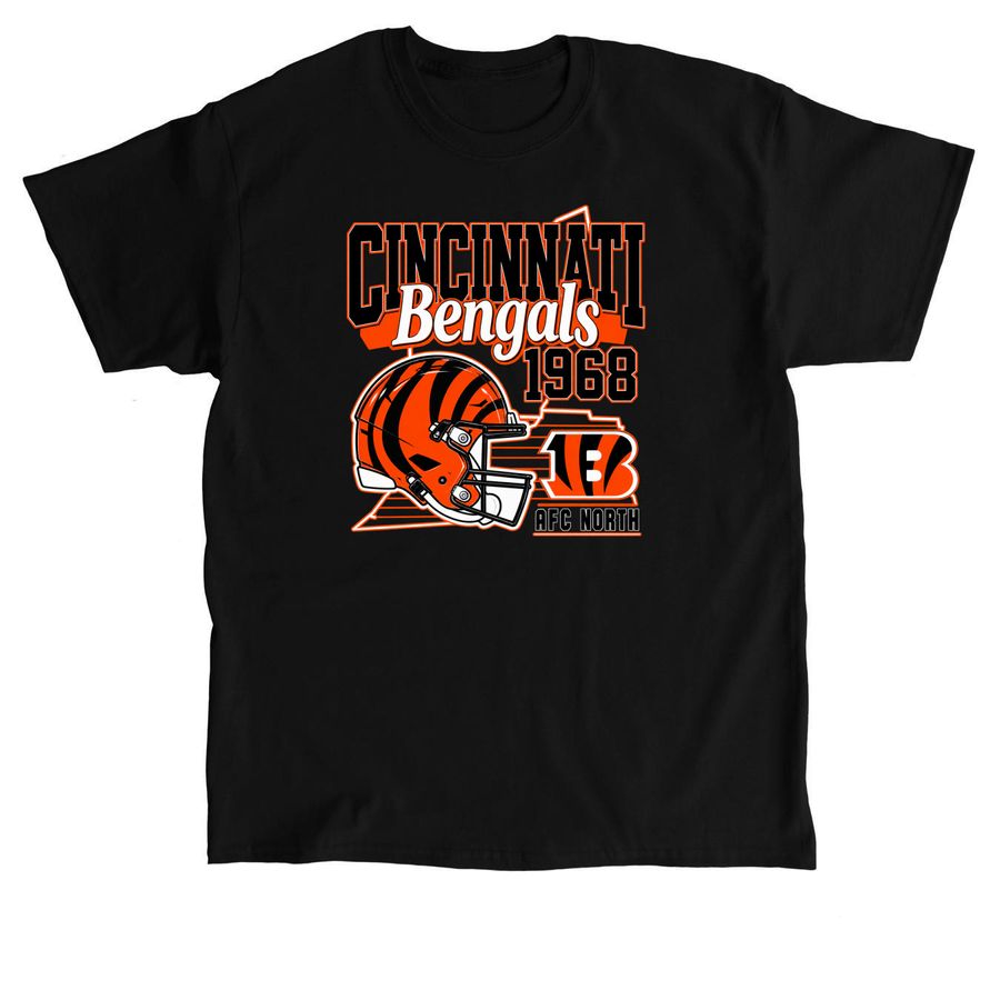 Women's New Era Orange Cincinnati Bengals Thr, a Black Classic Unisex Tee