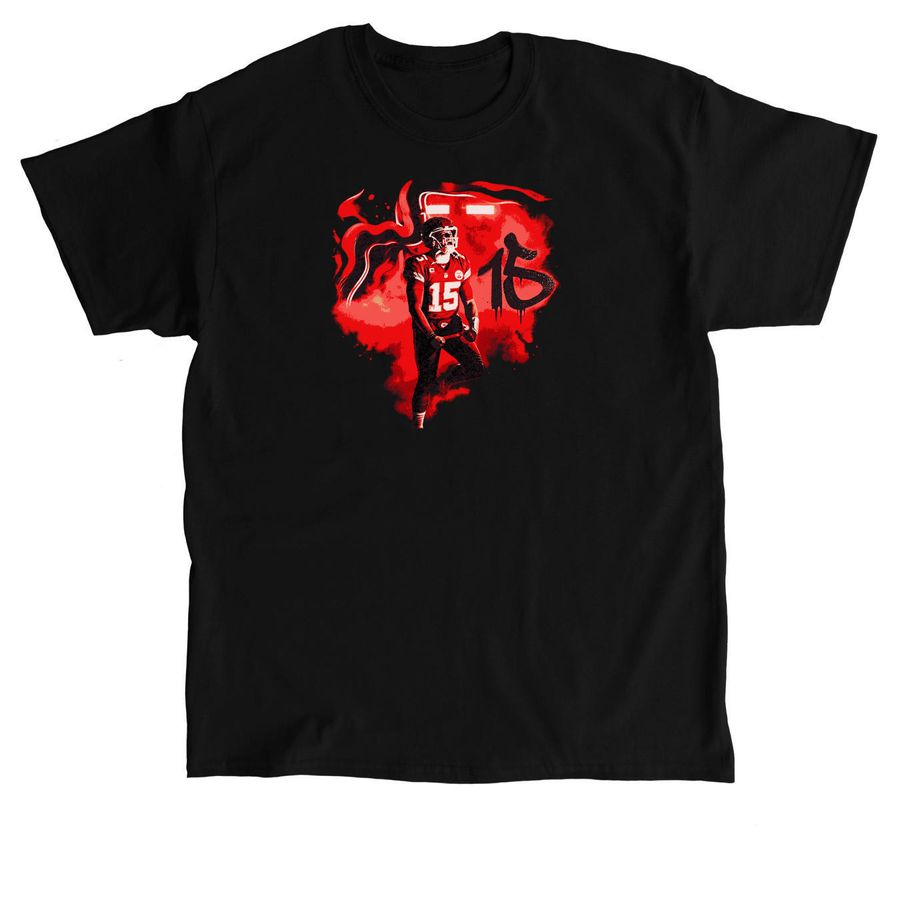 15 Aura Patrick Mahomes Kansas City Chiefs sh, a Black Classic Unisex Tee
