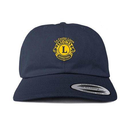 La Center Lions Hats, a Navy Printed Classic Baseball Cap