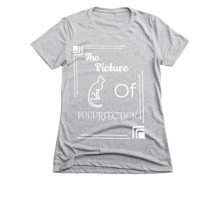 Cat Lover, a Dark Heather Grey Women's Slim Fit Tee