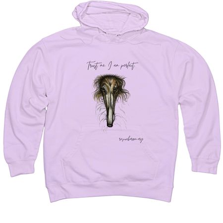"Borzoi Life" Spring Collection, a Lavender Midweight Pullover Hoodie