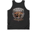 "Life Advice" Redemption Steel Rescue&nbsp;, a Black Classic Unisex Tank Top (back-view)