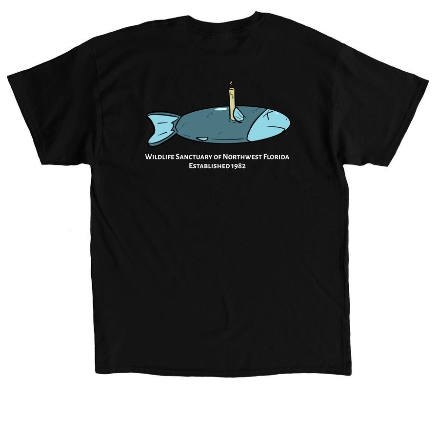 Apollo's 40th Gotcha Day, a Black Classic Unisex Tee (back-view)