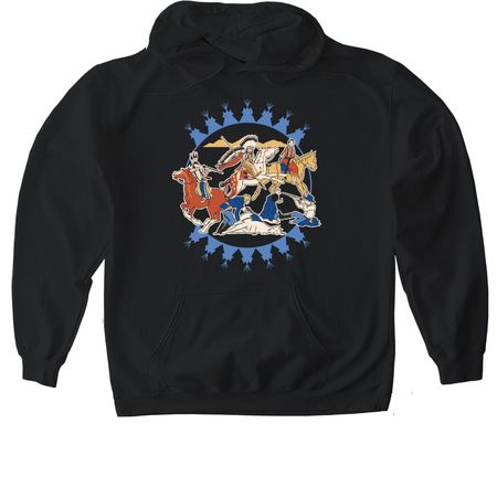 1876&nbsp;, a Black Gildan Softstyle Pullover Hoodie