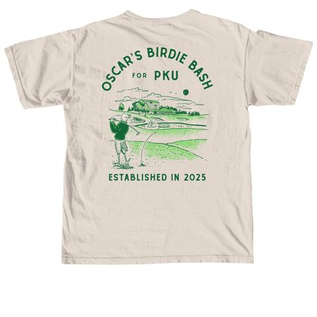 Oscar?s Birdie Bash ? Light Tee, a Ivory Comfort Colors Unisex Tee