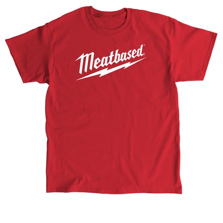 Meatbased, a Red Classic Unisex Tee