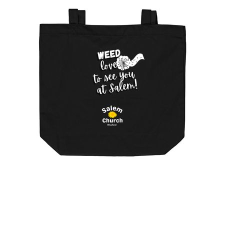 Salem Tote Bags, a Black Organic Cotton Tote Bag
