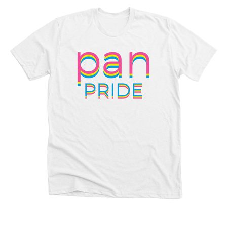 Pansexual - Pan PRIDE, a Solid White Blend Premium Unisex Tee