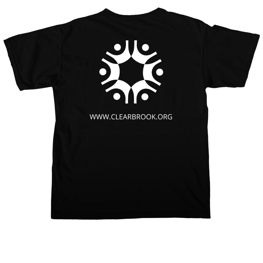 The Classic With A Twist, a Black Comfort Colors Unisex Tee (back-view)