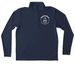 Watershed Activewear, White, a True Navy Unisex Performance Quarter Zip Pullover