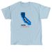 Swim California T Shirts and Sweaters, a Light Blue Classic Unisex Tee