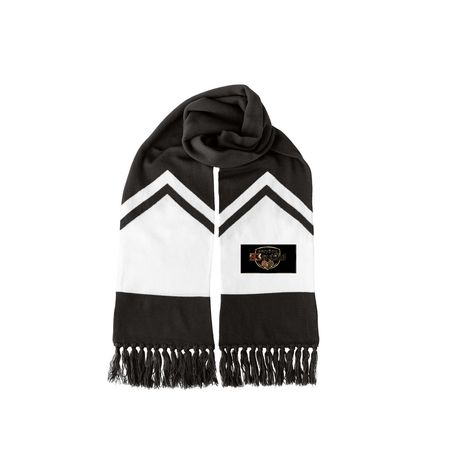 Fall collection&nbsp;, a Black/ White Two-Tone Gameday Scarf